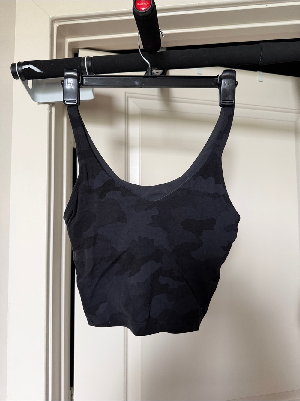 Lululemon align Black Camo Scoop-Neck Crop Tank Top